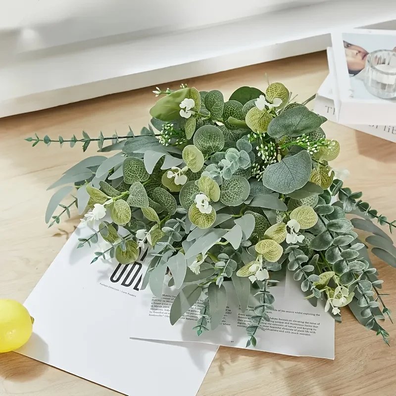 50PCS Artificial Flowers Bouquets Mixed Eucalyptus Leaves Willow Silver Eucalyptus Cuttings for Wedding Floral DIY Home Decor 50PCS Artificial Flowers Bouquets Mixed Eucalyptus Leaves Willow Silver Eucalyptus Cuttings for Wedding Floral DIY Home Decor