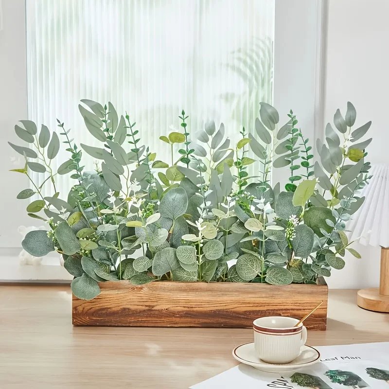 50PCS Artificial Flowers Bouquets Mixed Eucalyptus Leaves Willow Silver Eucalyptus Cuttings for Wedding Floral DIY Home Decor 50PCS Artificial Flowers Bouquets Mixed Eucalyptus Leaves Willow Silver Eucalyptus Cuttings for Wedding Floral DIY Home Decor
