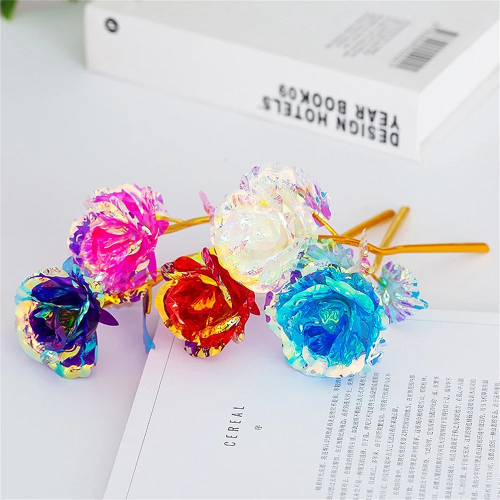 18cm 24k Golden Rose Flower Valentine Day Gift Artificial Roses Foil Rose Flowers Party Wedding Decoration Holiday Present 18cm 24k Golden Rose Flower Valentine Day Gift Artificial Roses Foil Rose Flowers Party Wedding Decoration Holiday Present