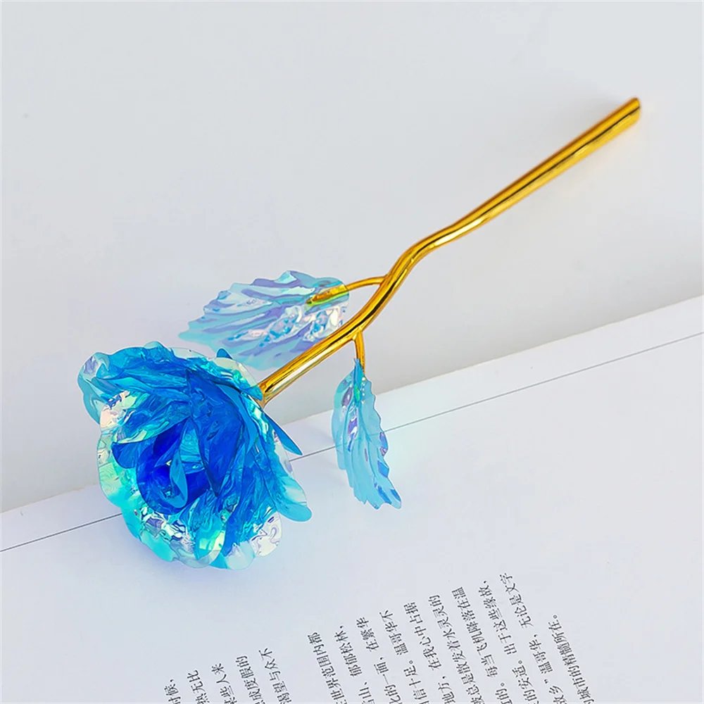 18cm 24k Golden Rose Flower Valentine Day Gift Artificial Roses Foil Rose Flowers Party Wedding Decoration Holiday Present 18cm 24k Golden Rose Flower Valentine Day Gift Artificial Roses Foil Rose Flowers Party Wedding Decoration Holiday Present
