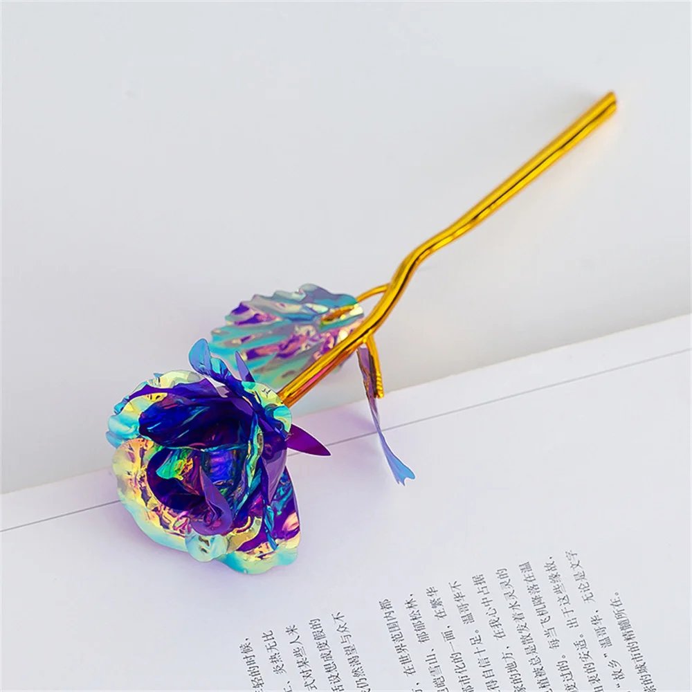 18cm 24k Golden Rose Flower Valentine Day Gift Artificial Roses Foil Rose Flowers Party Wedding Decoration Holiday Present 18cm 24k Golden Rose Flower Valentine Day Gift Artificial Roses Foil Rose Flowers Party Wedding Decoration Holiday Present