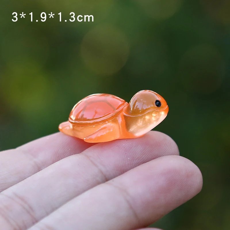 New 1PCS Colorful Luminous Mini Tortoise Micro Landscape Figure Ornament DIY Glowing Turtle Miniature Statue Potted Garden Decor New 1PCS Colorful Luminous Mini Tortoise Micro Landscape Figure Ornament DIY Glowing Turtle Miniature Statue Potted Garden Decor