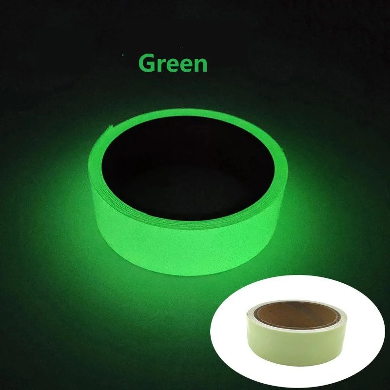 DIY Fluorescent Night Wall Sticker, Luminous Glow in the Dark, Safety Security, Home Decoration, Warning Adhesive Tape