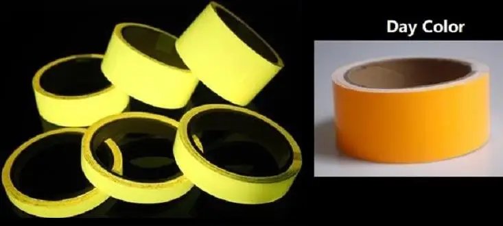 DIY Fluorescent Night Wall Sticker, Luminous Glow in the Dark, Safety Security, Home Decoration, Warning Adhesive Tape