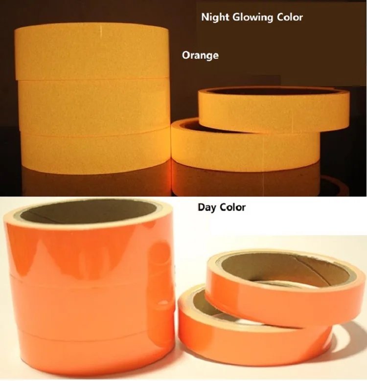 DIY Fluorescent Night Wall Sticker, Luminous Glow in the Dark, Safety Security, Home Decoration, Warning Adhesive Tape