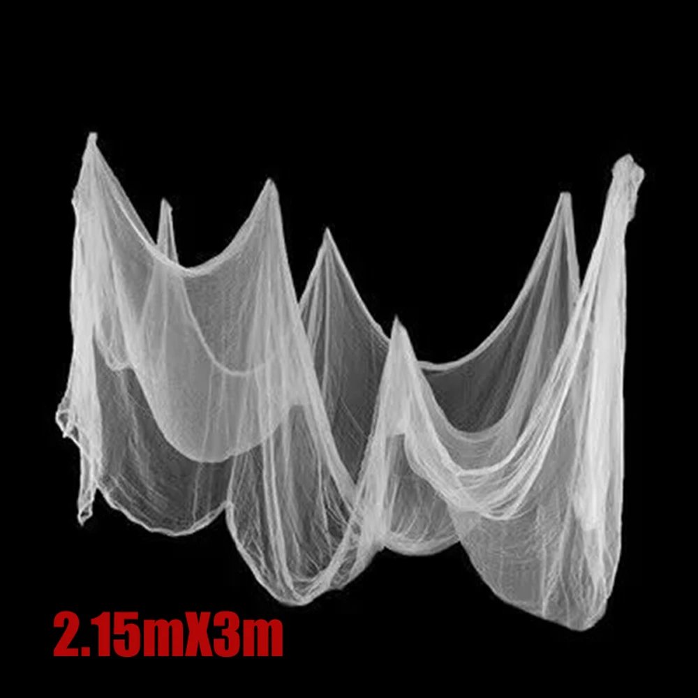 New Halloween Gauze DIY Decorations Props Black White Red Gauze Blood Stains Dyed Blood Cloth Holes In The Hanging Cloth Setting New Halloween Gauze DIY Decorations Props Black White Red Gauze Blood Stains Dyed Blood Cloth Holes In The Hanging Cloth Setting