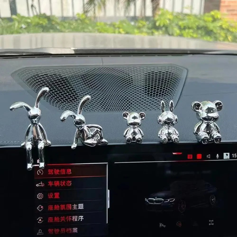Hot Sale Long Eared Rabbit Ornaments Electroplating Interior Decoration Home Furnishings Dining Table Car Center Console Decor Hot Sale Long Eared Rabbit Ornaments Electroplating Interior Decoration Home Furnishings Dining Table Car Center Console Decor