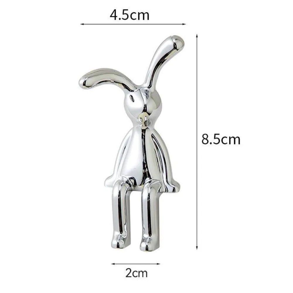 Hot Sale Long Eared Rabbit Ornaments Electroplating Interior Decoration Home Furnishings Dining Table Car Center Console Decor Hot Sale Long Eared Rabbit Ornaments Electroplating Interior Decoration Home Furnishings Dining Table Car Center Console Decor