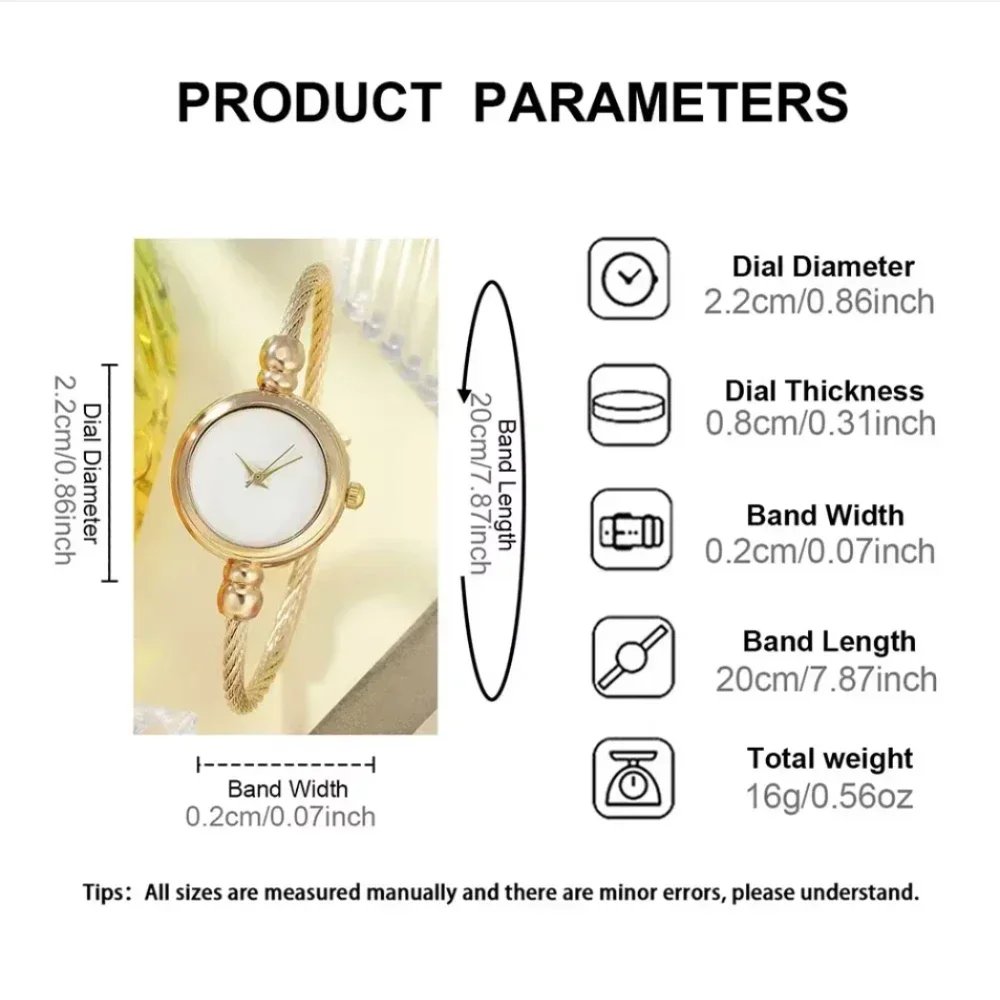 Watch for Women Small Gold Bangle Bracelet Luxury Watches Stainless Steel Ladies Quartz Wrist Watch Brand Casual Women Reloj - Image 6