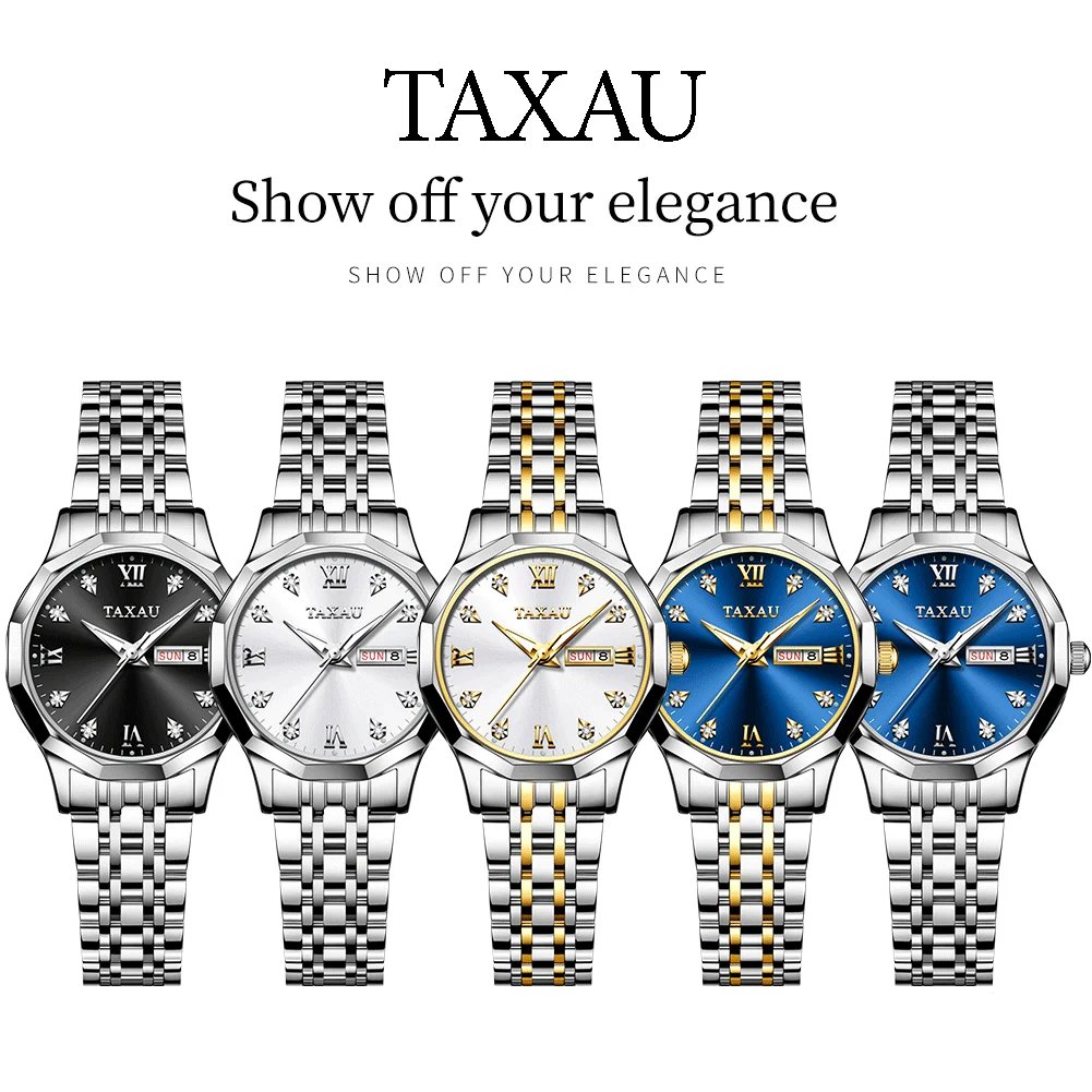 OLEVS Fashion Golden Watch for Women Stainless Steel Waterproof Women's Watches Elegant Original Luxury Ladies Quartz Wristwatch - Image 6