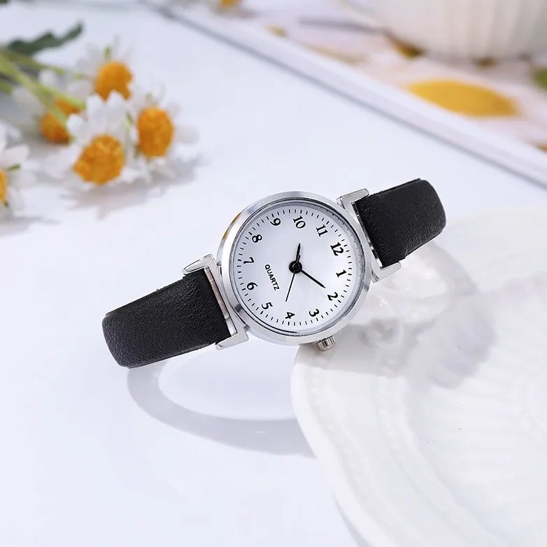Hight Quality Brand Quartz Watch Ladies Fashion Small Dial Casual Watch Leather Strap Wristwatch for Women Relojes Para Mujer - Image 2