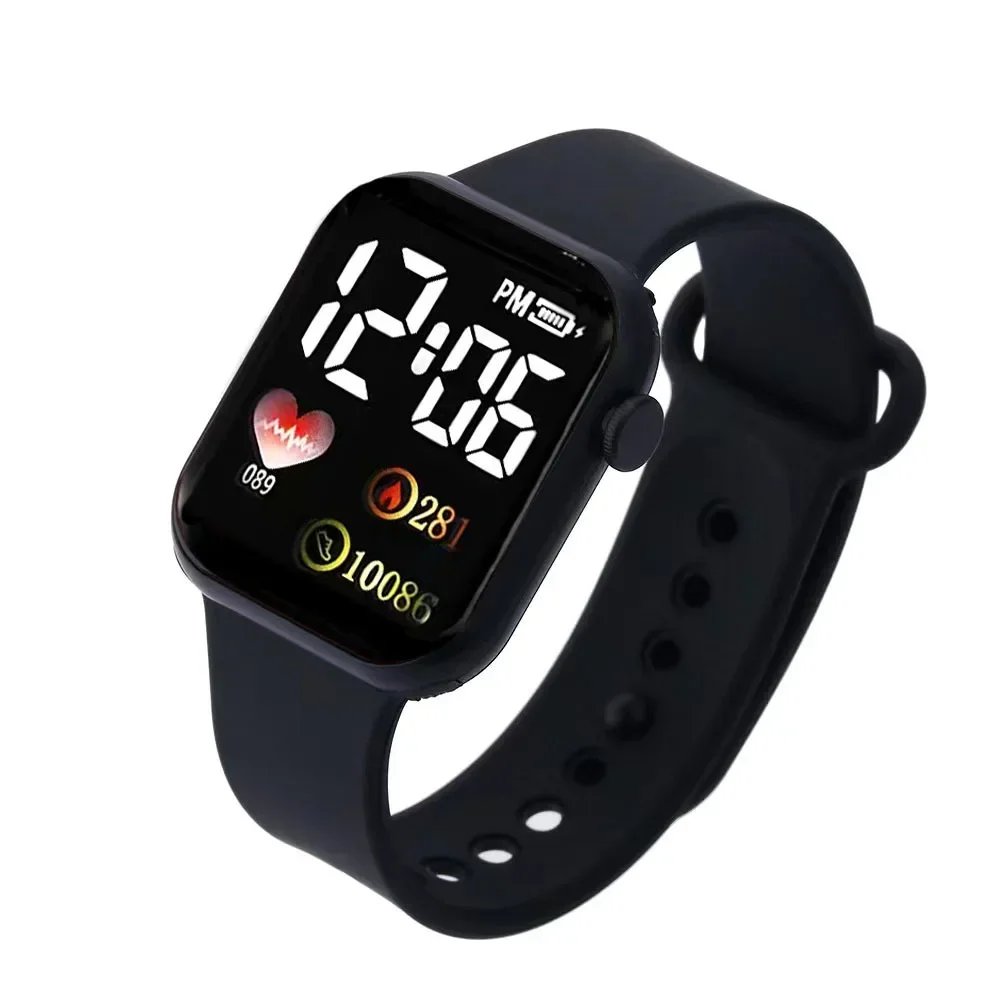 LED Sports Watches Smart Watch for Men Women Digital Wristwatches Casual Silicone Montre Femme Relojs Para Mujer Gifts