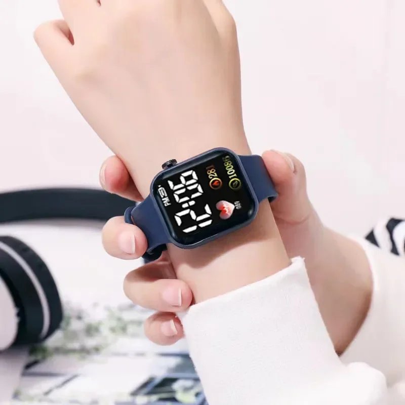 LED Sports Watches Smart Watch for Men Women Digital Wristwatches Casual Silicone Montre Femme Relojs Para Mujer Gifts