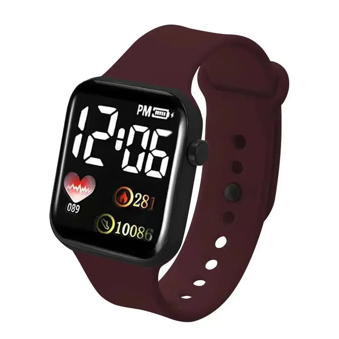LED Sports Watches Smart Watch for Men Women Digital Wristwatches Casual Silicone Montre Femme Relojs Para Mujer Gifts