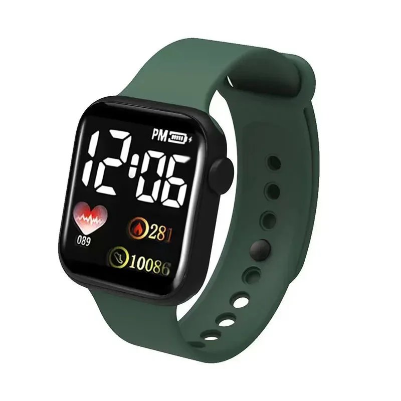 LED Sports Watches Smart Watch for Men Women Digital Wristwatches Casual Silicone Montre Femme Relojs Para Mujer Gifts