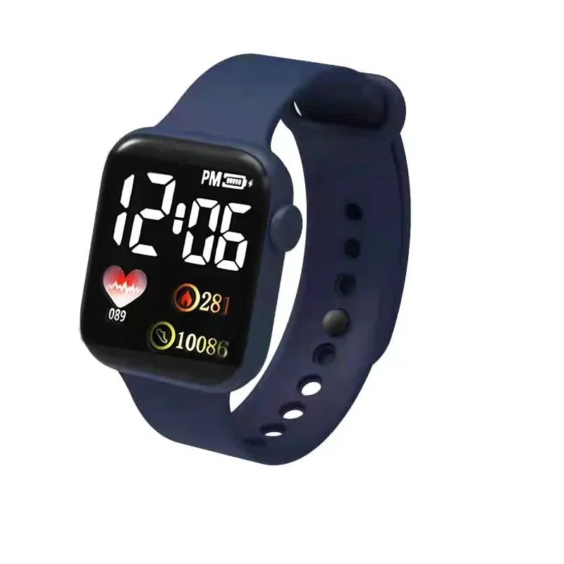 LED Sports Watches Smart Watch for Men Women Digital Wristwatches Casual Silicone Montre Femme Relojs Para Mujer Gifts