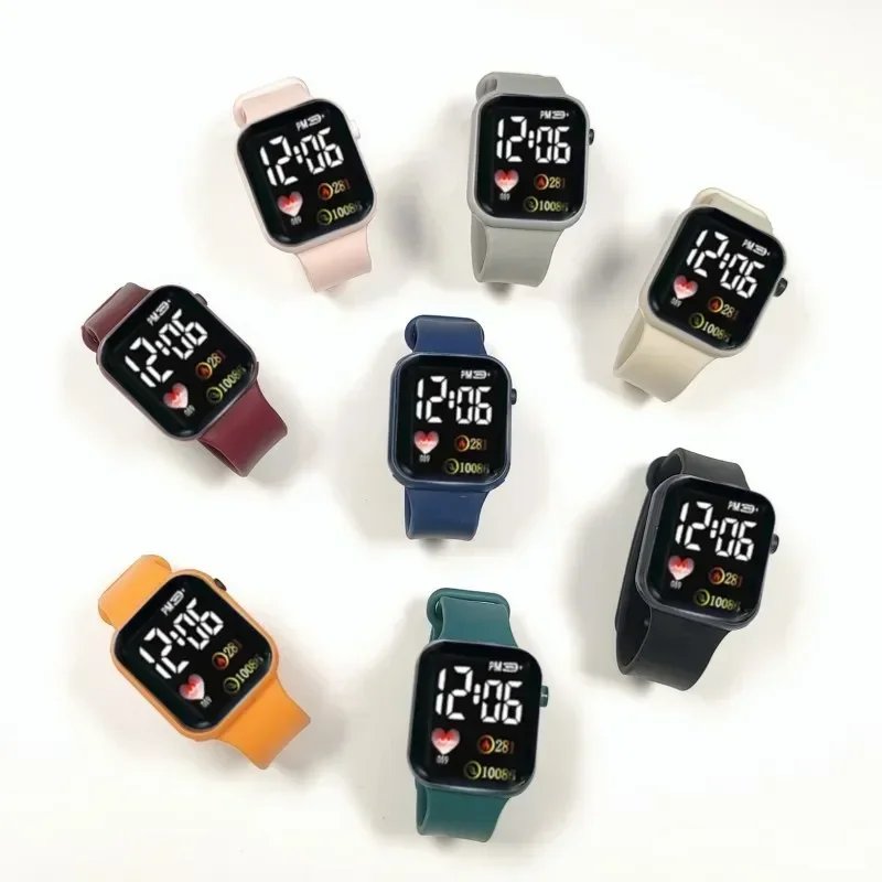 LED Sports Watches Smart Watch for Men Women Digital Wristwatches Casual Silicone Montre Femme Relojs Para Mujer Gifts