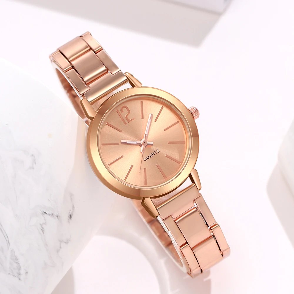 6pcs Women's Watch Fashion Casual Quartz Watch and Necklace Bracelet Ring Earrings Jewelry Set 6pcs Women's Watch Fashion Casual Quartz Watch and Necklace Bracelet Ring Earrings Jewelry Set
