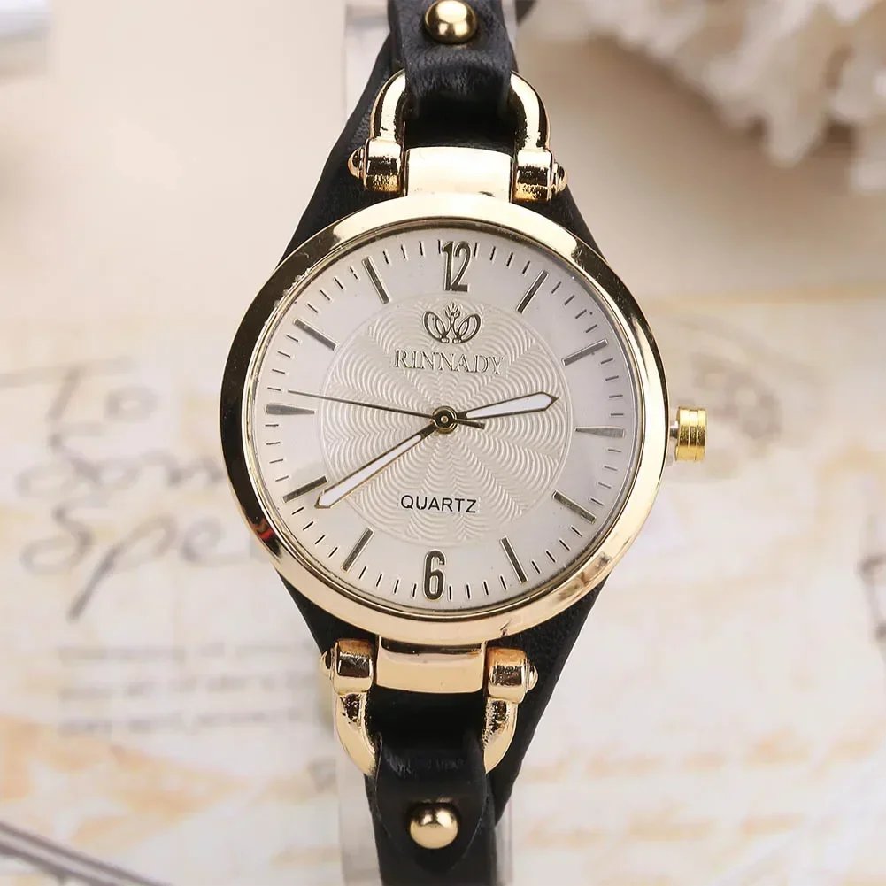Simple Women Watch Luxury Design Leather Watch Ladies Quartz Wristwatch Solid Color Fashion Women Gift Watch Relojes Para Mujer - Image 4