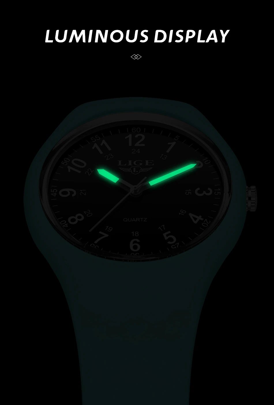 LIGE Simple Women Watch Silicone Waterproof Wristwatch Quartz Watches For Women Clock Ladies Watch Gift Reloj Mujer Montre Femme LIGE Simple Women Watch Silicone Waterproof Wristwatch Quartz Watches For Women Clock Ladies Watch Gift Reloj Mujer Montre Femme