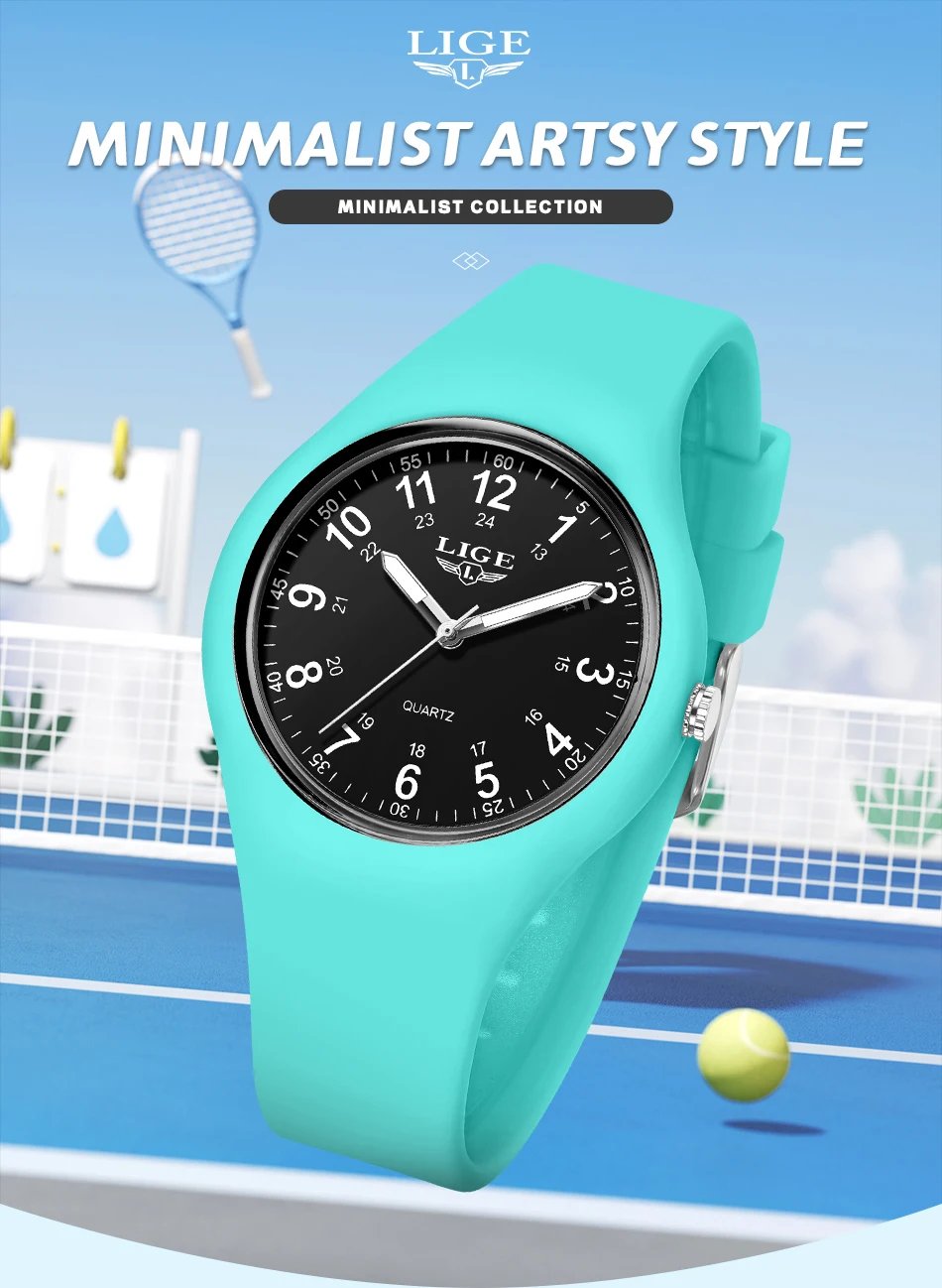 LIGE Simple Women Watch Silicone Waterproof Wristwatch Quartz Watches For Women Clock Ladies Watch Gift Reloj Mujer Montre Femme LIGE Simple Women Watch Silicone Waterproof Wristwatch Quartz Watches For Women Clock Ladies Watch Gift Reloj Mujer Montre Femme