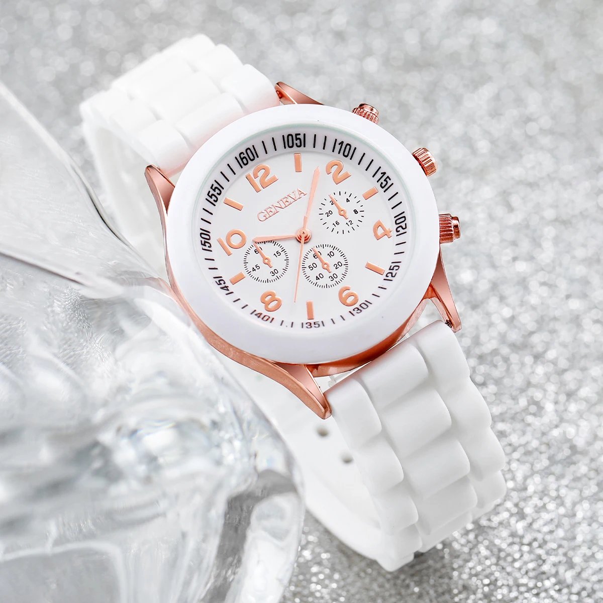 5/6PCS Fashion Women Watches Casual Silicone Band Ladies Quartz Watch Jewelry Set Relogios Feminino Girls Clock Gift(Without Box 5/6PCS Fashion Women Watches Casual Silicone Band Ladies Quartz Watch Jewelry Set Relogios Feminino Girls Clock Gift(Without Box
