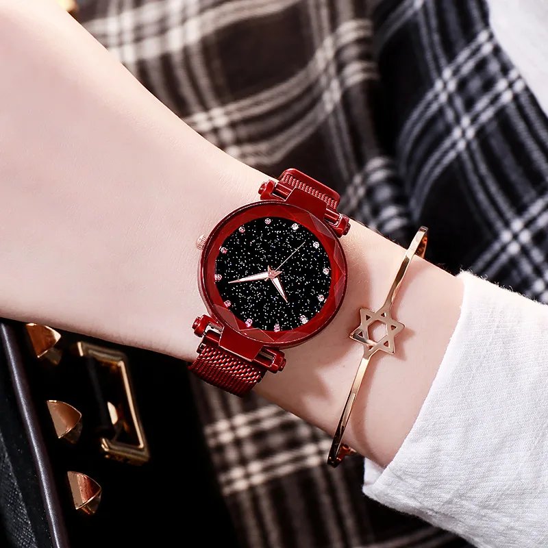 Fashion Sparkling Women Watches Ladies Top Brand Luxury Quartz Clocks Watch Women Stainless Steel Date Gift Clock Montre Femme