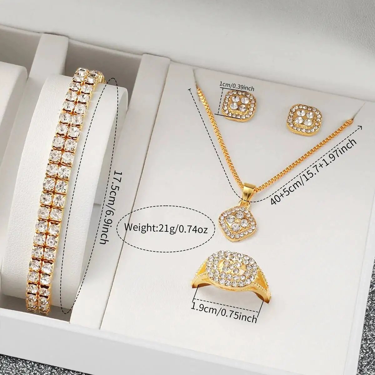 6PCS/Set Luxury Full Diamond Women Watches Fashion Ladies Quartz Wristwatch Jewelry Set Reloj Mujer(Without Box) 6PCS/Set Luxury Full Diamond Women Watches Fashion Ladies Quartz Wristwatch Jewelry Set Reloj Mujer(Without Box)