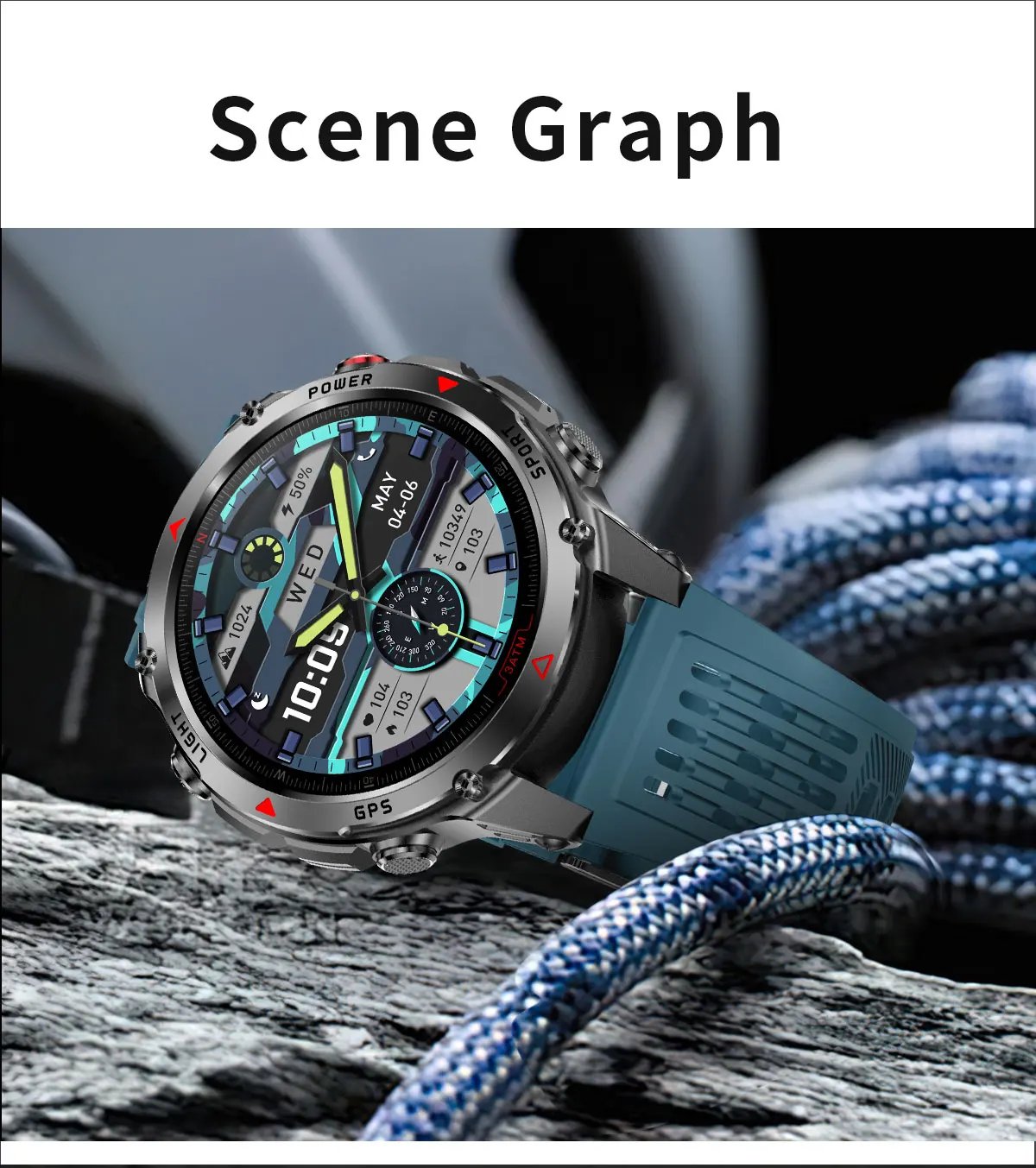 2025 New Military GPS Smartwatches For Women Bluetooth Call Health Monitoring Clock 3ATM Waterproof Sports Fitness Bracelet Men