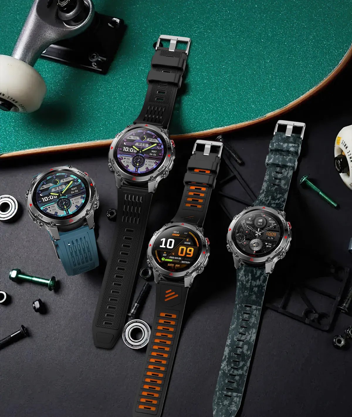 2025 New Military GPS Smartwatches For Women Bluetooth Call Health Monitoring Clock 3ATM Waterproof Sports Fitness Bracelet Men