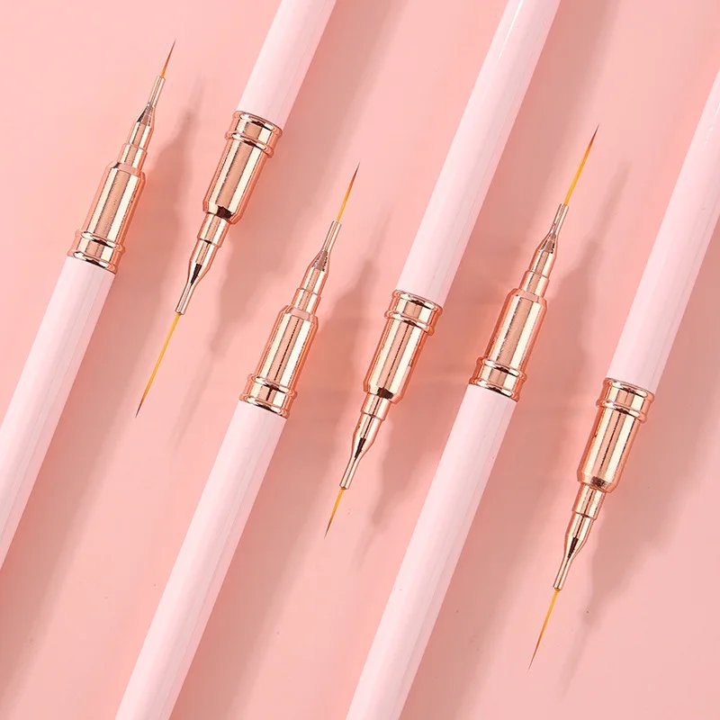 5 Pieces Set Liner Brush for Nail Art Painting,Fine Liner Brushes for Nails,Liner Nail Brush Set for Acrylic