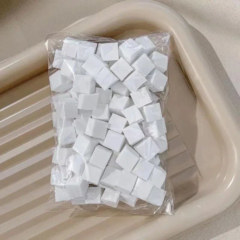 50Pcs Square Nail Art Sponge Set Gradient Nail Brushes Gel Polish Design Nail Sponge Grab Pen Manicure Supplies 229w