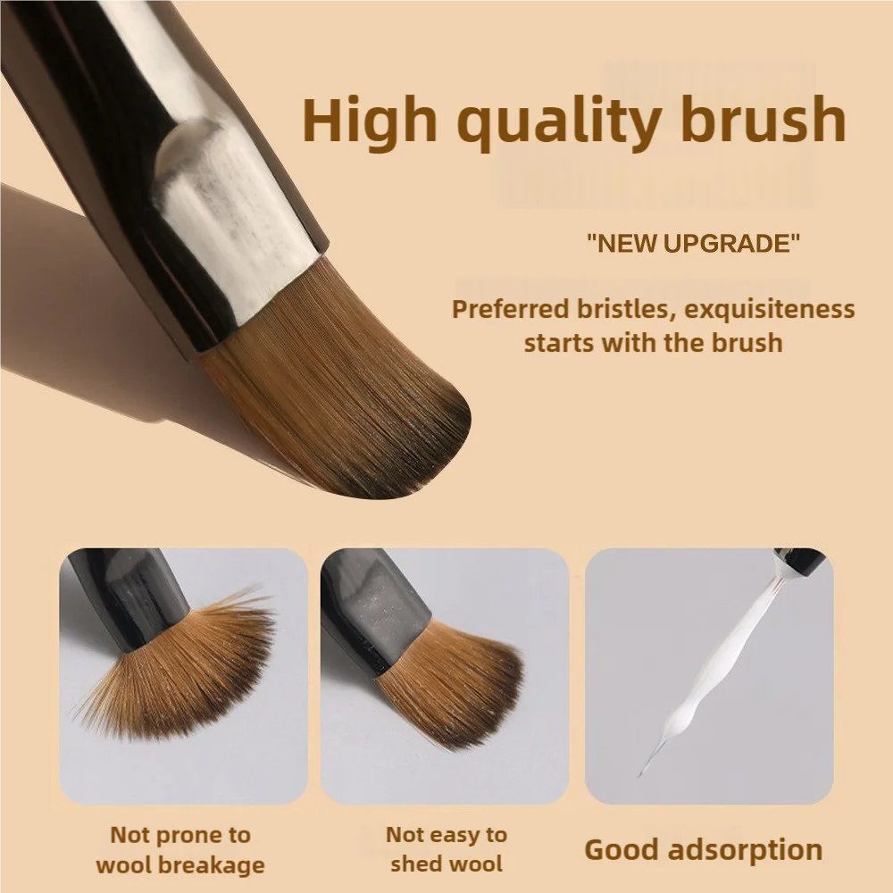 9Pcs Nail Brush Liner Painting Pen Manicure Acrylic Drawing Brush for Nail Art Design UV Gel Nails Tip Display DIY Tool