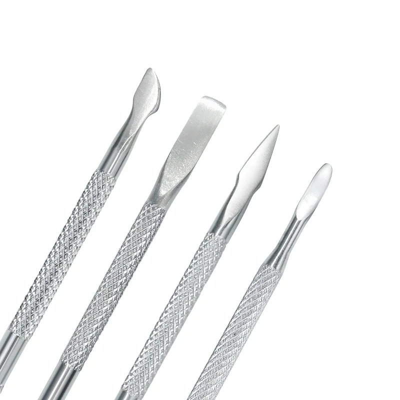 1Pcs Stainless Steel Double Head Cuticle Pusher for Manicure Tools for Nails Art Non-Slip Nail Cuticle Remover Accessories