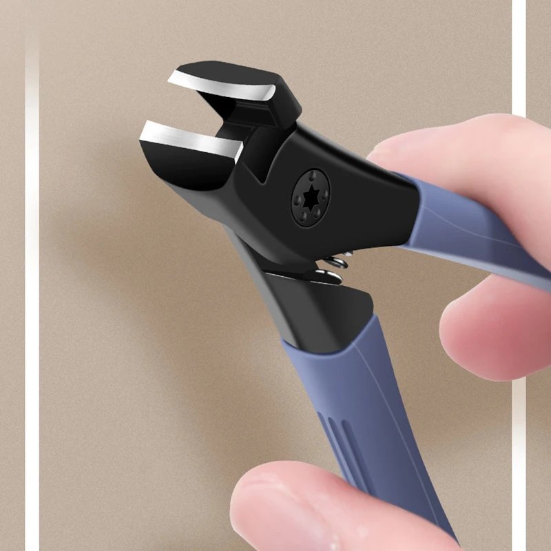 Anti-Splash Nail Clippers Single Thick Hard Special Nail Trimmer Large Household Thick Nails Pliers Professional