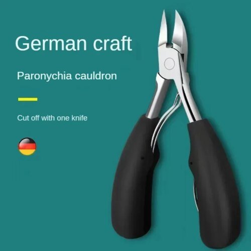 Professional Toe Nail Clippers Cutter ingrown toenail tool Thick Nail Dead Skin Dirt Remover Super Sharp Curved Blade Nail Tools