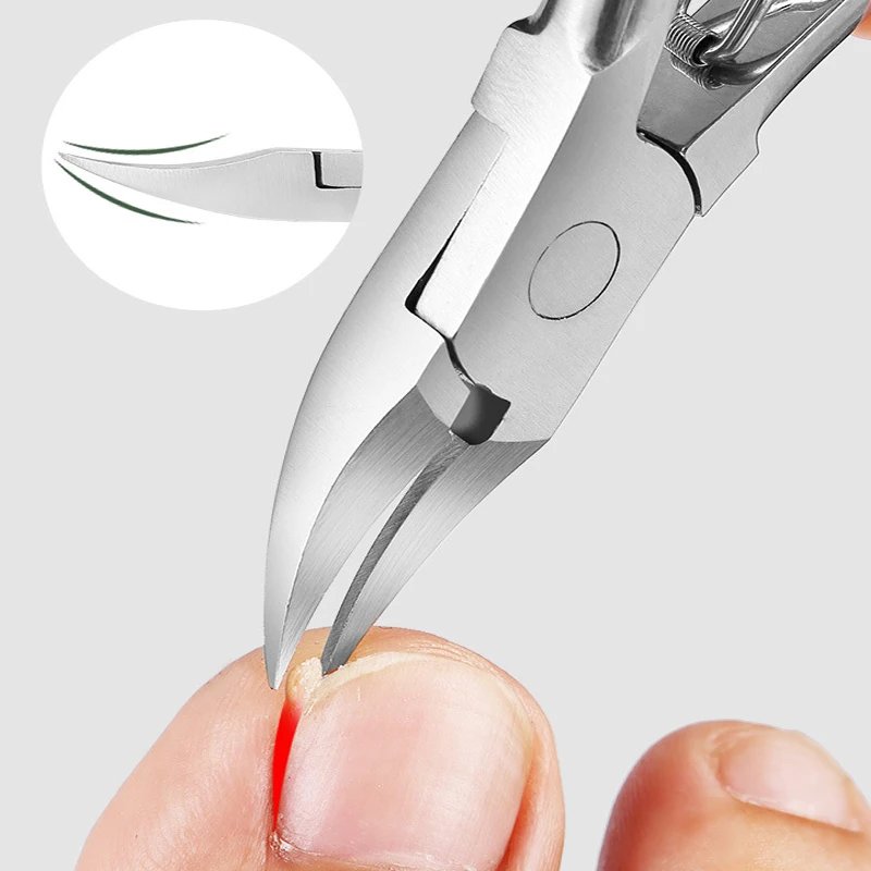 Professional Hawkbill Nail Clippers Nail Pick Trimmer for Ingrown Toenails Paronychia Cutter for Unisex Foot Care Manicure Tool