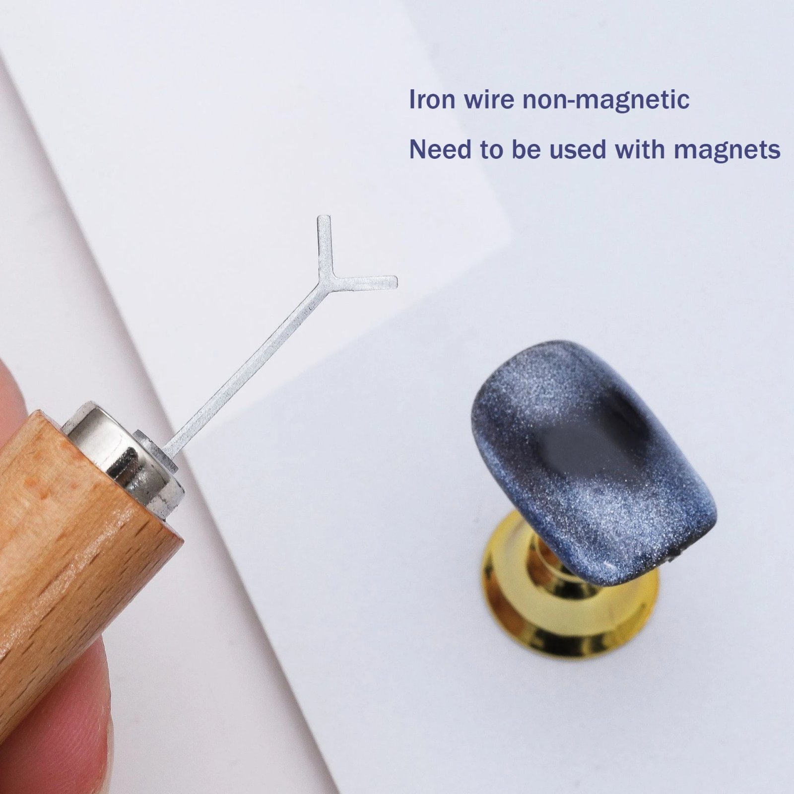 Heart Shaped Cat Eye Magnet Y-shape Cat Eye Nail Magnet Set Love Pattern Magnet Suitable for DIY Gel Polishing Magnetic Tools