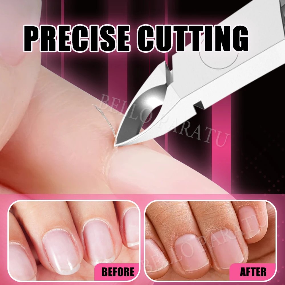 1Pcs Professional Cuticle Nippers Stainless Steel Sharp Blades Nail Cuticle Clippers Cutter Trimmer Manicure Tool 1Pcs Professional Cuticle Nippers Stainless Steel Sharp Blades Nail Cuticle Clippers Cutter Trimmer Manicure Tool