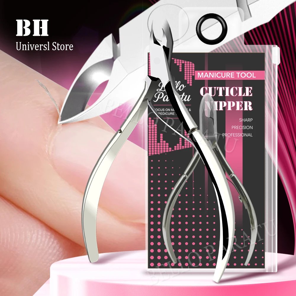 1Pcs Professional Cuticle Nippers Stainless Steel Sharp Blades Nail Cuticle Clippers Cutter Trimmer Manicure Tool 1Pcs Professional Cuticle Nippers Stainless Steel Sharp Blades Nail Cuticle Clippers Cutter Trimmer Manicure Tool