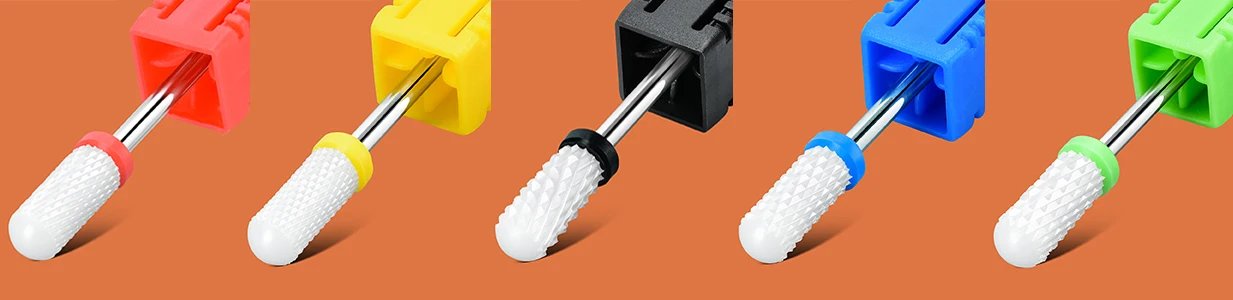 67 Types Carbide Milling Cutter Ceramic Nail Drill Bit For Electric Manicure Drills Manicure Gel Polish Remover Nail Art Tools