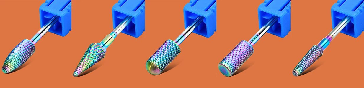 67 Types Carbide Milling Cutter Ceramic Nail Drill Bit For Electric Manicure Drills Manicure Gel Polish Remover Nail Art Tools