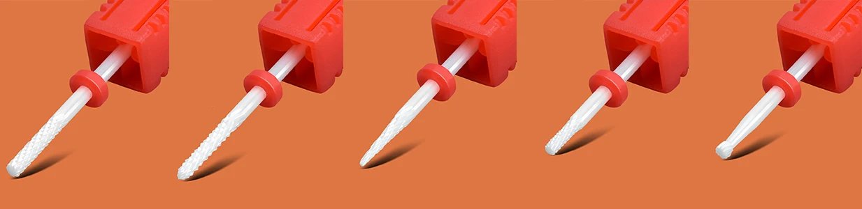 67 Types Carbide Milling Cutter Ceramic Nail Drill Bit For Electric Manicure Drills Manicure Gel Polish Remover Nail Art Tools