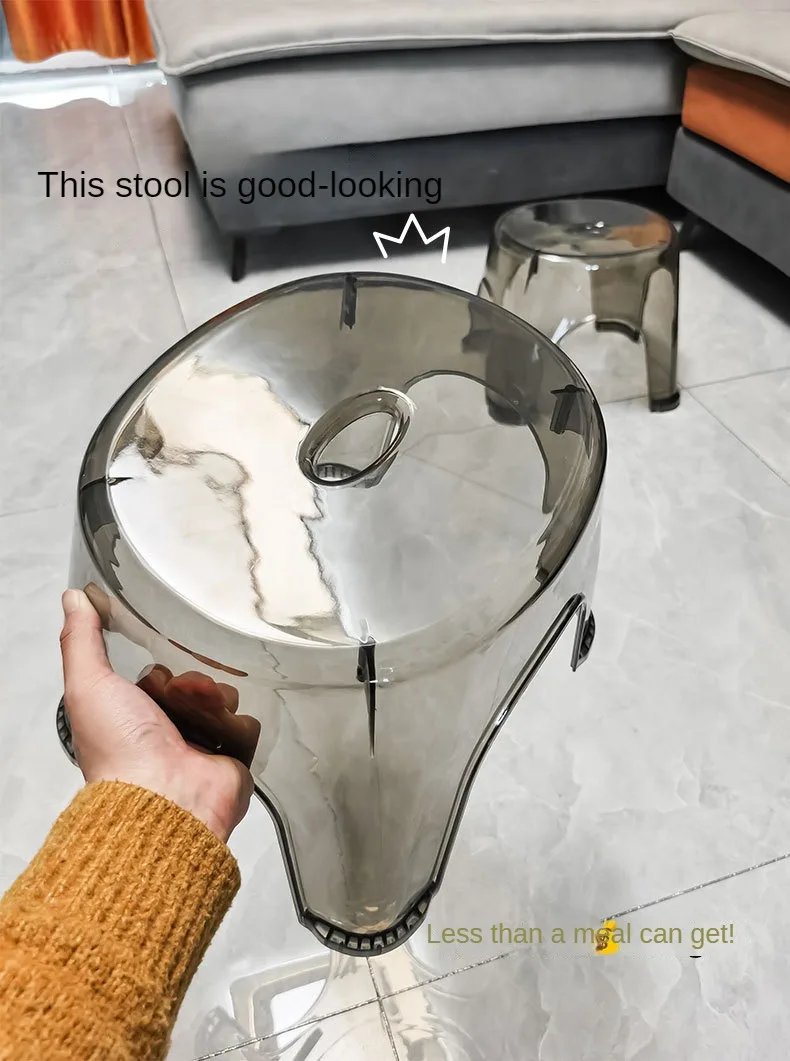 Acrylic Bathroom Shower Non-slip Stool Transparent Small Low Stool for Kids Home Living Room Bathroom Simple Modern Furniture Acrylic Bathroom Shower Non-slip Stool Transparent Small Low Stool for Kids Home Living Room Bathroom Simple Modern Furniture