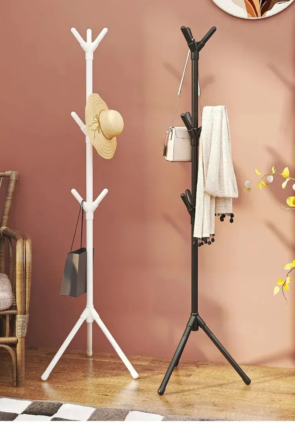 Clothes and Hats Rack Floor To Floor Bedroom Coat Hook Bedroom Vertical Tree Branch Shape Holder Hat Scarf Handbag Storage Hange Clothes and Hats Rack Floor To Floor Bedroom Coat Hook Bedroom Vertical Tree Branch Shape Holder Hat Scarf Handbag Storage Hange