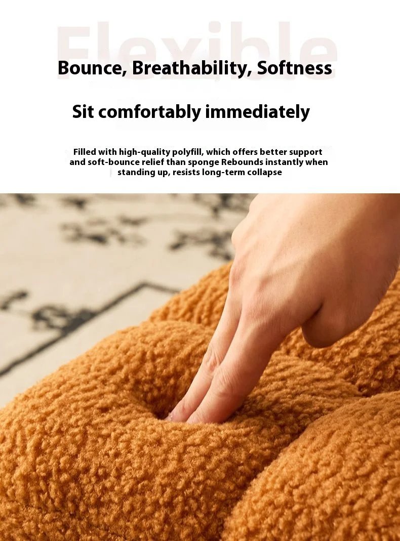 Creative Four Sided Soft Stool Storage Stool with Storage Capacity Bedroom Vanity Chair Super Soft Footstep Stool Home Furniture