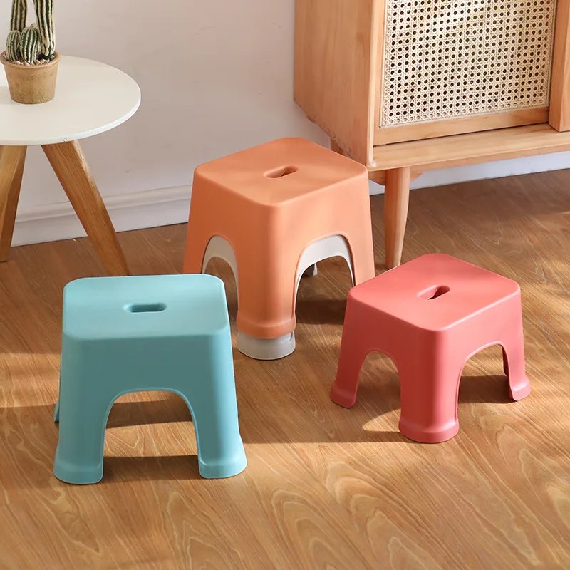 Household Children Plastic Stool Kindergarten Floor Bench Living Room Adult Chair Home Thickened Bathroom Footstool Furniture Household Children Plastic Stool Kindergarten Floor Bench Living Room Adult Chair Home Thickened Bathroom Footstool Furniture