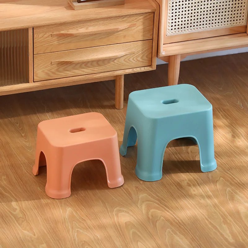 Household Children Plastic Stool Kindergarten Floor Bench Living Room Adult Chair Home Thickened Bathroom Footstool Furniture Household Children Plastic Stool Kindergarten Floor Bench Living Room Adult Chair Home Thickened Bathroom Footstool Furniture