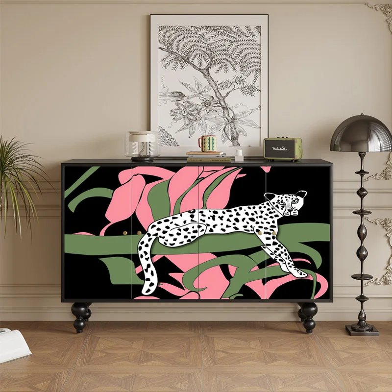 Nordic Perfume Living Room Cabinets Mid Century Craft Luxury Wood Living Room Cabinets Storage Garden Vitrina Trendy Furniture - Image 4
