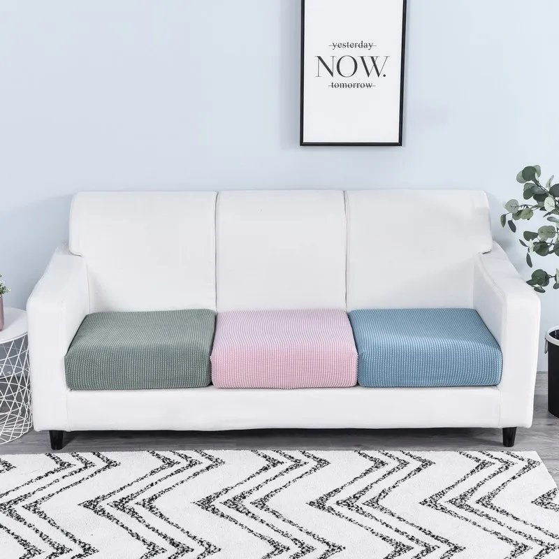 Polar Fleece Sofa Seat Cushion Cover Elastic Sofa Covers for Living Room Pet Kids Mat Chair Cover Furniture Protector 10 Sizes